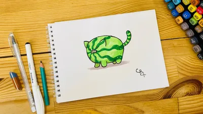 Сладости маркерами | Marker art, Book art drawings, Graph paper drawings