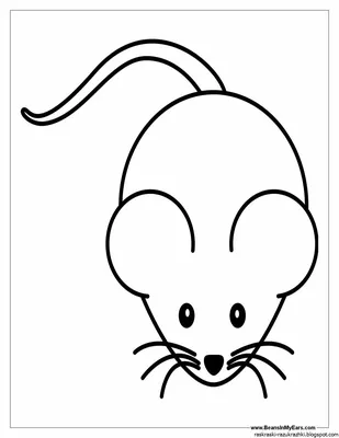 Мышка простой рисунок для детей - 68 фото
