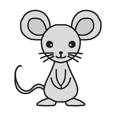 Милые мышки для срисовки - 47 фото