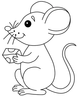 Как нарисовать мышку легко (49 фото) » Идеи поделок и аппликаций своими  руками - Папикпро.КОМ