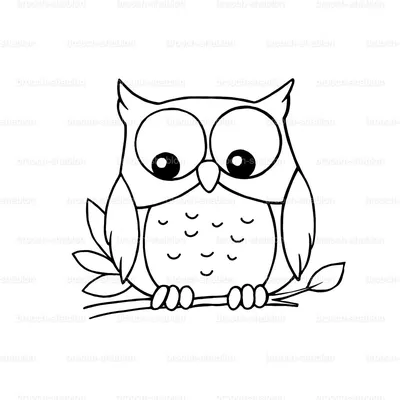 Как нарисовать сову. Простой рисунок. How to draw an owl. Simple drawing. -  YouTube