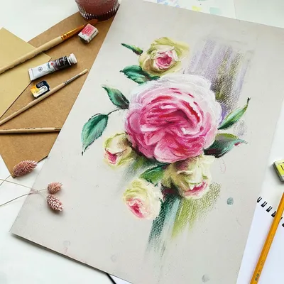 Small bouquet💐 #artnataliakadantseva | Уроки рисования, Цветы акварелью,  Живопись