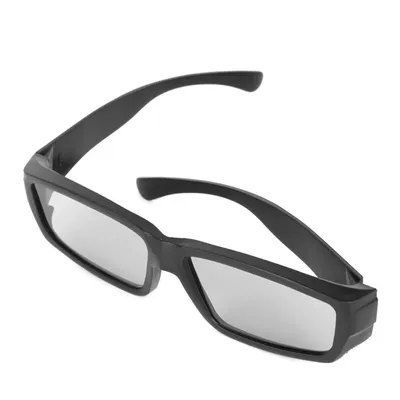 Круглые поляризованные Пассивные 3D стерео очки черного цвета H4 для ТВ  реальных D 3D кинотеатров | AliExpress