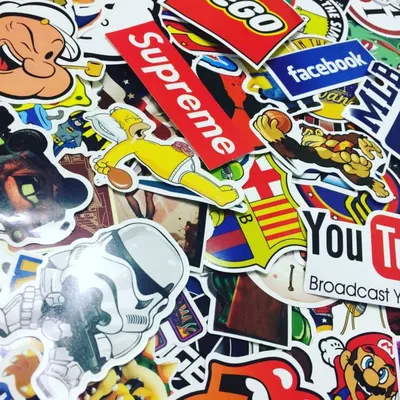 Наклейка Стикер А4 Роза Дикая Sticker Bombing на Автомобиль — Купить на   ᐉ Удобная Доставка (1465997278)