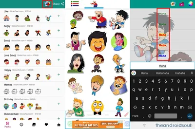 Как написать текст на стикерах WhatsApp - 