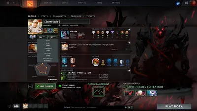 Steam Dota 2 Cards and Profile Background - YouTube