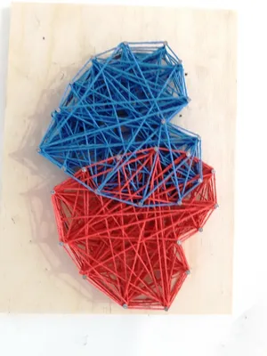 Купить стринг арт String Art Lab Сердце, цены на Мегамаркет | Артикул:  100027354211