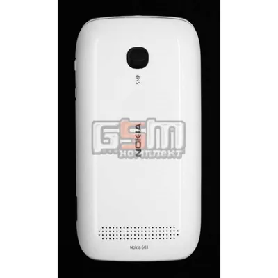 ◁ Корпус для Nokia 603, белый, China quality ААА (019384) купить в Украине  ≡ Gsm-Komplekt®