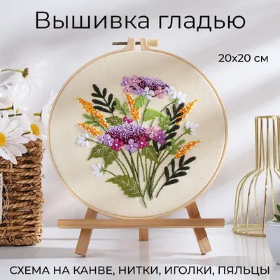 Вышивка гладью - шесть основных техник | SilkFlora - кутюрная вышивка  своими руками | Дзен