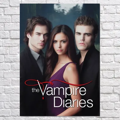 Плакат "Дневники вампира, Vampire Diaries", 60×43см (ID#1631343276), цена:  190 ₴, купить на 