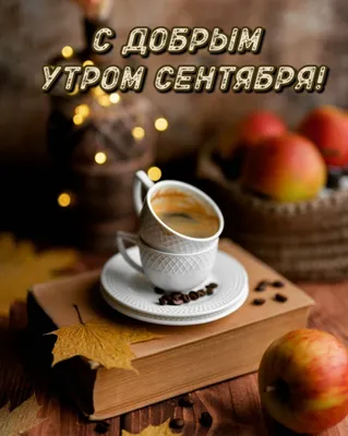 Открытки "Доброго сентябрьского утра!" (92 шт.)