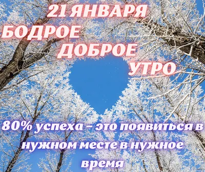 Пин от пользователя Валентина Лютвинская на доске 21 января Емелин день |  Открытки, Доброе утро, Картинки для поднятия настроения