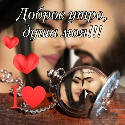 Доброе утро, душа моя! Люблю тебя! 🌹 💋❤️💖❤️❤️❤️❤️ | Душ, Доброе  утро