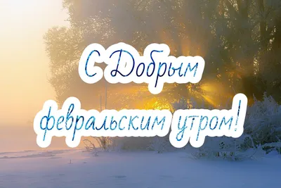 Видеооткрытка ⛄ Здравствуй, Дорогой Февраль! Доброго Февральского УТРА ⛄ С  Добрым Утром Дорогой ДРУГ ⛄ 1 Февраля ⛄