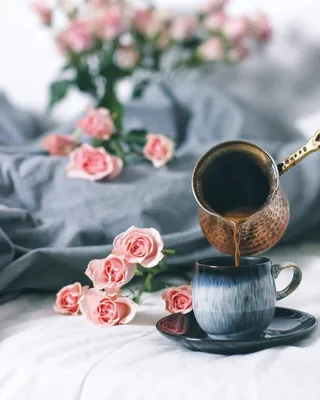 170 картинок с чашечкой кофе и пожеланием Доброго утра