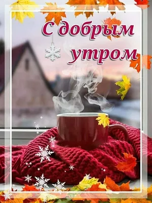 Добрые пожелания 💞 Открытки | 🍂 Доброго осеннего утра ☕ Хорошего удачного  дня 💕👍🍁 | Дзен