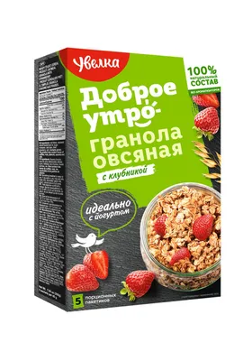 Овсяная каша Увелка Доброе утро с клубникой и сливками - «Доброе утро,  стало не очень добрым » | отзывы