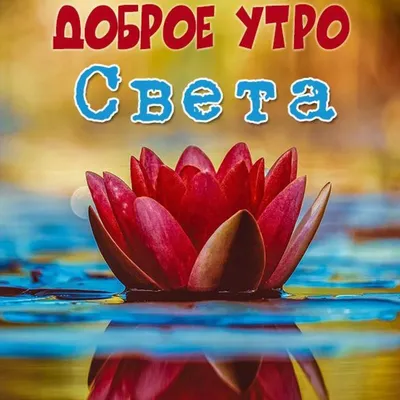 Открытки доброе утро света