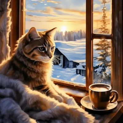 С добрым утром и хорошим днем картинки позитивные зимние и красивые (46  фото) » Красивые картинки, поздравления и пожелания - 