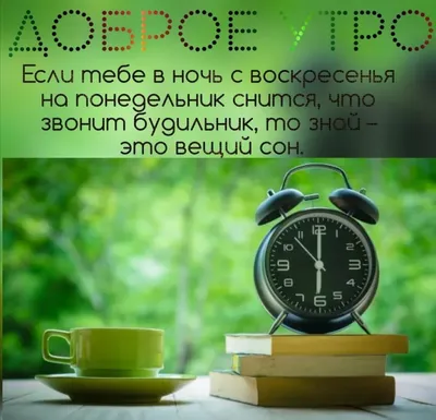 Доброе утро понедельника - прикольные и позитивные картинки