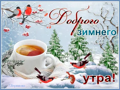 Идеи на тему «Зимнего Доброго Утра» (900+) в 2023 г | доброе утро,  открытки, зимние цитаты