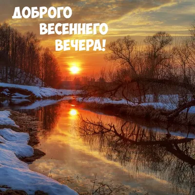 Картинки "Доброго весеннего вечера!" (156 шт.)