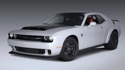 Dodge Challenger 12 V Powered Ride On Car with Remote Control, SRT Hellcat  Toys for Kids, Blue - 