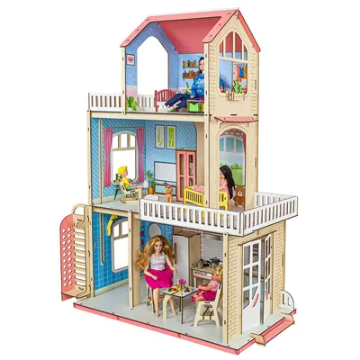 Кукольный дом Барби Малибу Barbie Estate Malibu раскладной двухэтажный  трансформирующийся,25 аксессуаров кукольные домики V36141073 купить по  выгодной цене от 99 руб. в интернет-магазине  с доставкой