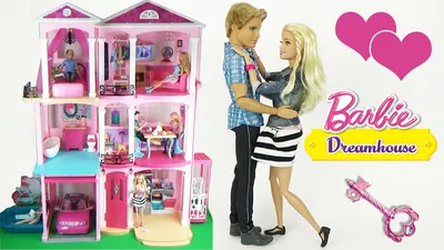 Mattel Barbie Дом Мечты трехэтажный с лифтом, бассейном, горкой и мебелью  GNH53 купить в ОГО! | 326801 | цена | характеристики