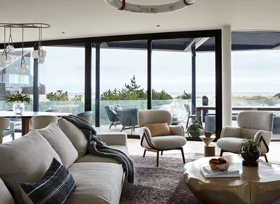 Дом с характером и неординарным дизайном на берегу океана в США 〛 ◾ Фото ◾  Идеи ◾ Дизайн