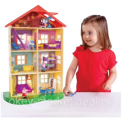 TM Toys Peppa Pig House Семейный домик свинки Пеппы 06384 купить в Москве |  Доставка по России.