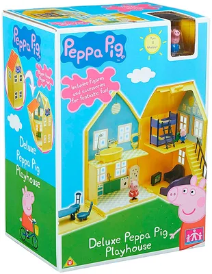 Игровой набор Peppa - ДОМ ПЕППЫ ДЕЛЮКС (домик с мебелью, фигурка Пеппы)  Купить по цене 879 грн грн. в Украине | Интернет-Магазин ROZUM