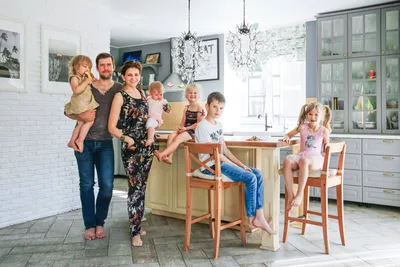 В гостях: Дом для семьи с пятью детьми | Houzz Россия