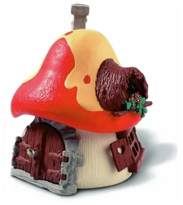 Домик Смурфиков с Папой Смурфом (Smurfs Mushroom House with Papa Smurf)  купить заказать киев украина