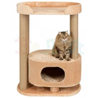 Домик для кошки с когтеточкой дизайнерский Hunnkatt "Кошкин Домик"