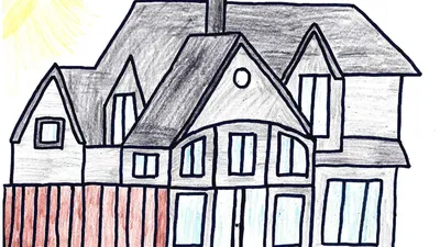 Идеи для срисовки легкие на домах (90 фото) » идеи рисунков для срисовки и  картинки в стиле арт - АРТ.КАРТИНКОФ.КЛАБ