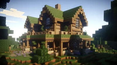 7 крутых концептов домов для опытных строителей в Minecraft