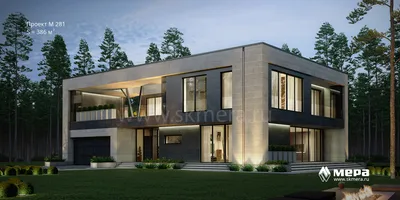 Проекты домов и коттеджей в 3D - Монолит Хаус
