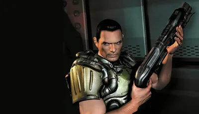 Doom 3 marine looks kinda older in the BFG Edition : r/Doom