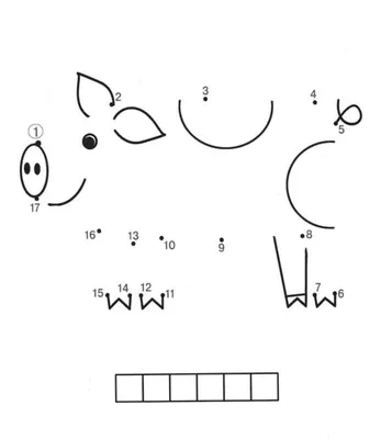 Раскраски по точкам. Соедини точки, нарисуй и раскрась