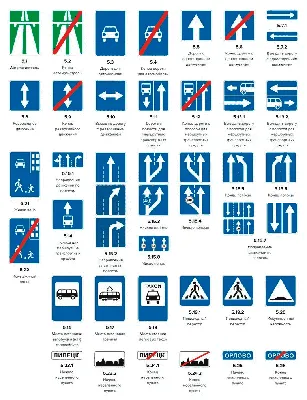 Купите дорожный знак 5.3 Дорога для автомобилей