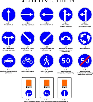 Каталог дорожных знаков