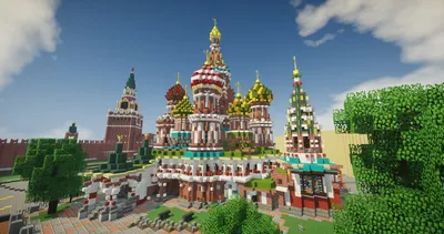 Галерея: достопримечательности России, воссозданные в Minecraft | Канобу