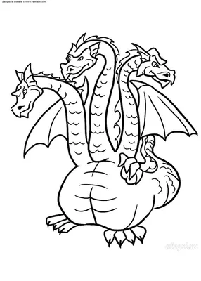Рисунки драконов для детей - 49 фото