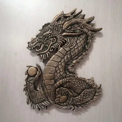 Дракон, Статуэтки грифоны и драконы 3D модель для ЧПУ: STL / MAX (obj)