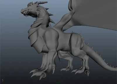 Фигурка дракона 3D Модель $10 - .3ds .blend .fmz .obj - Free3D