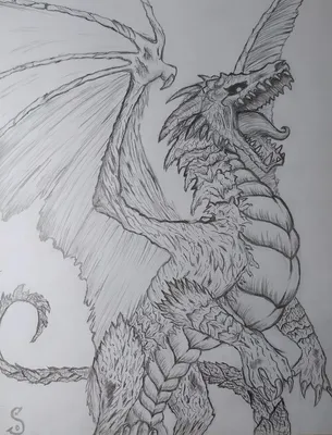 Дракон/рисунок/карандаш/dragons/painting | Рисунок карандашом, Рисунки,  Рисунок