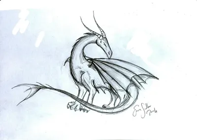 Рисунок дракона карандашом легко и красиво (46 шт)
