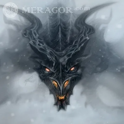 MERAGOR | Дракон Aldiun из Skyrim на аву