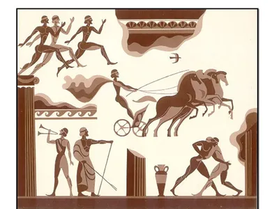 Древнегреческие олимпийские игры картинки